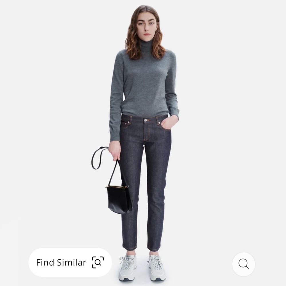 A.P.C. Jean Etroit Court Women's  Denim Jeans Indigo Blue Japanese Denim Size 27